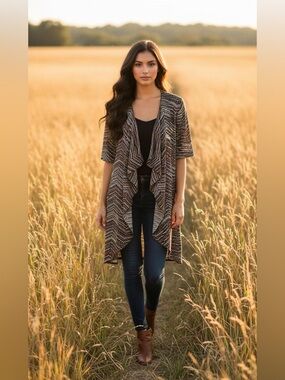 LuLaRoe kimono duster cardigan Size S